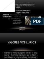 Valores Mobiliarios Jueves Expocicion