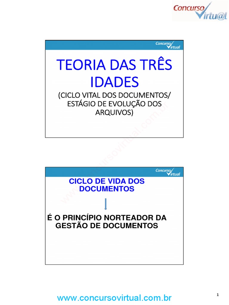 Aulao Teoria Das Tres Idades | PDF