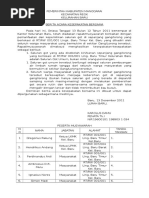 Format Berita Acara Musyawarah Desa Bumdes