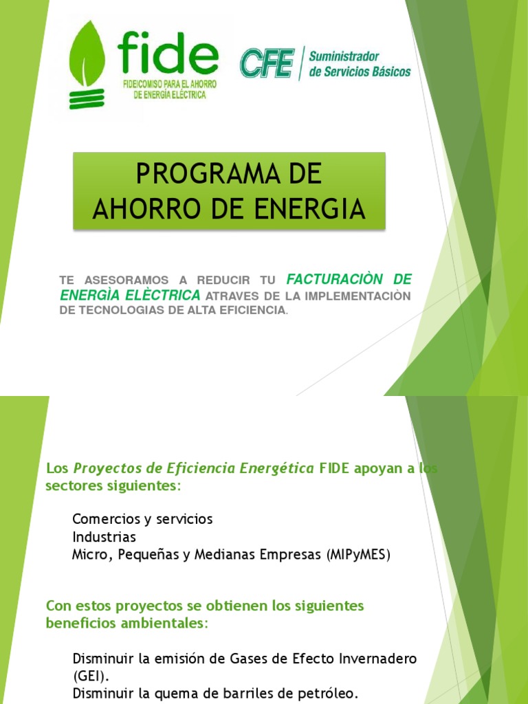 Programa de Ahorro de Energia | PDF | Uso eficiente de energía | Naturaleza