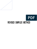 Revised Simplex Method PDF