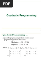 Quadratic Programming