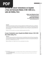 Altamirano y Bueno. Cancer en Zapallal