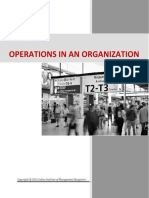 Operations in An Organization