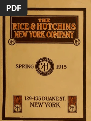 (1915) Catalogue of the Rice & Hutchins
