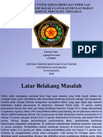 Perbandingan Unjuk Kerja Mesin Dan Emisi Gas Buang