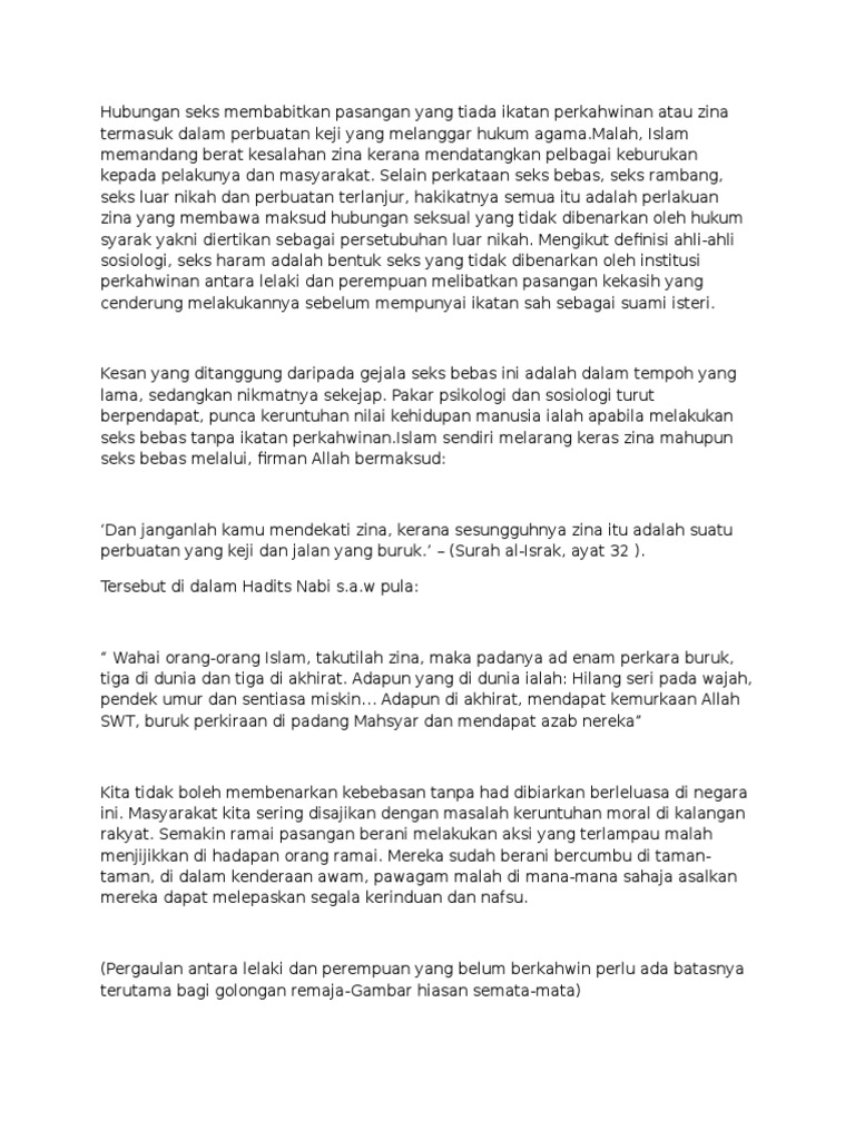 Kesan Seks Bebas Pdf