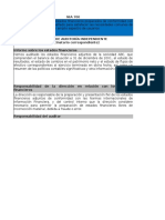 Informe de auditoría sobre estados financieros consolidados