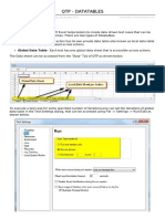 QTP Datatables