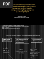 Mula Sa Hispanismo Tungo Sa Filipino