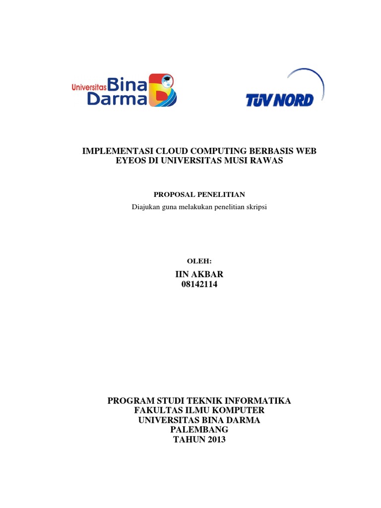 Implementasi Cloud di Universitas Musi Rawas | PDF | Seni | Komputer