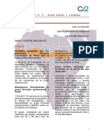 Boletín Nº 2 Boletín Osint Nº 2 – Área Sahel Cedeao 13 a 20 de Marzo de 2017