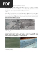 Types of Portland Cement Concrete Pavement Failures