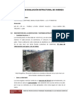 Informe de Evaluacion Estructural de Vivienda