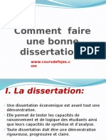 Comment Faire Une Bonne Dissertation