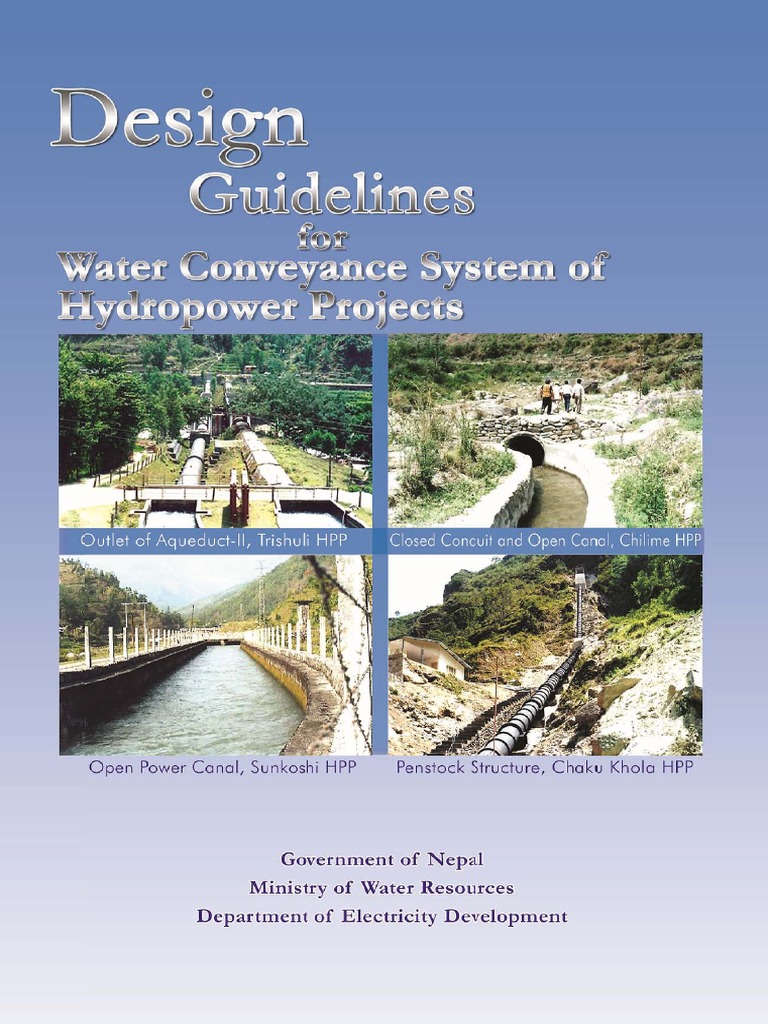 Water Conveyance System Guidelines | PDF | Spillway | Topography