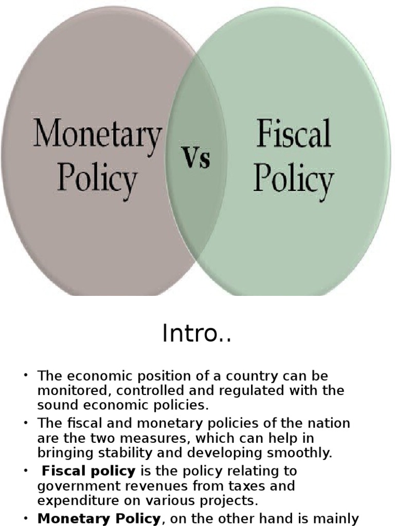 Fiscal vs Monetary Policy Explained | PDF | Fiscal Policy | Monetary Policy