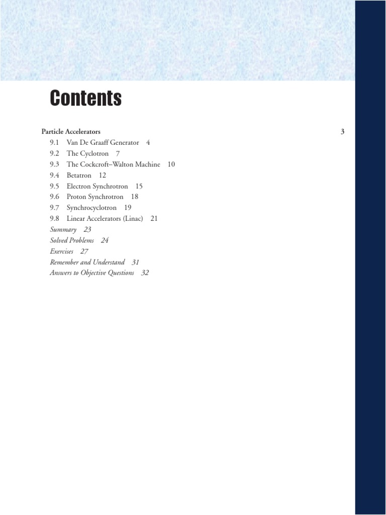 Chapter 09 Particle Accelerators | PDF | Particle Accelerator | Electron