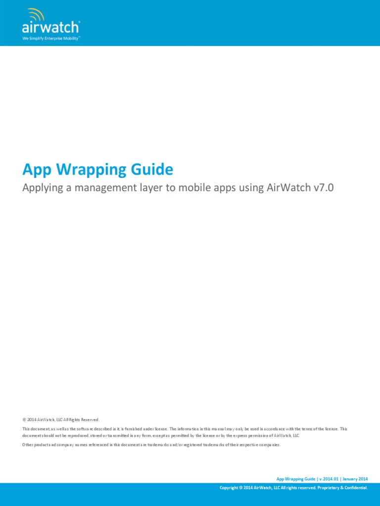 App Wrapping Guide v7 - 0 | PDF | Ios | Mobile App