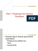 Part 2. Financing Government Purchases
