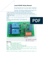 2 Channel RS485 Relay Manual