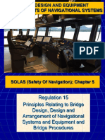 6-2 Bridge Design and Equipment Arrangements of Navigational Systems