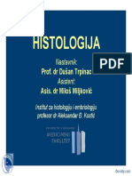 Histologija Slajdovi Anatomija Sa Histologijom Farmacija PDF