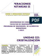 Unidad III - Cristalización IA I-2013