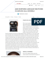 HOW TO SPOT FAKE EMPORIO ARMANI WATCHES AR1400:AR1410 ALL MODELS - Ebay PDF