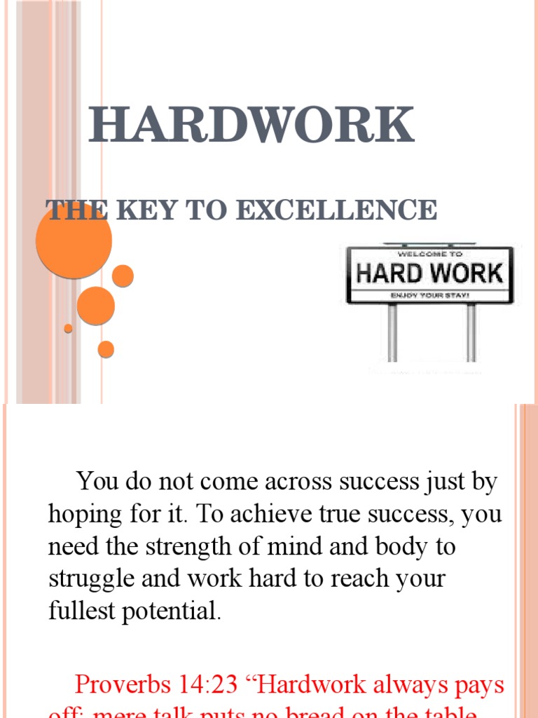 Hard Work: The Path to Success | PDF