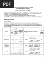 SP Unifesp Edital Completo Ed. 1726