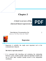 A Brief Overview of The Classical Linear Regression Model: Introductory Econometrics For Finance' © Chris Brooks 2002 1