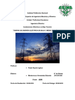 Tarifas de Energía Eléctrica en Baja y Media Tensión Cfe