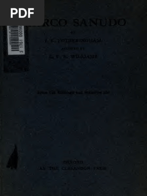 Fotheringham Marco Sanudopdf Venice