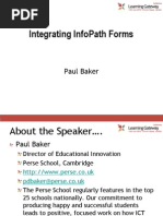 Integrating Info Path Forms