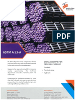 Pipe Data Table Spec Astm A53-A Bakrie