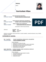 Curriculum Vitae Moncayo Matute Freddy Patricio