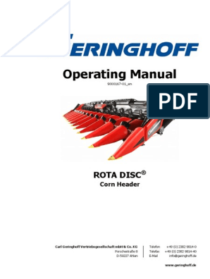 Details about   Geringhoff Rota Disc 2012-,, parts manual in PDF format 