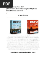 Como Ativar Nero 2017