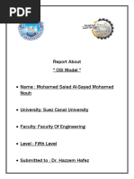 Report About " OSI Model "