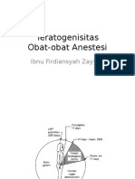 Teratogenisitas Obat-Obat Anestesi