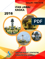 Kecamatan Jawai Dalam Angka 2016