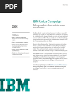 Ibm Unica Campiagn Overview PDF