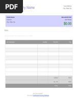 Invoice Template