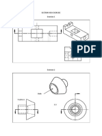 Sectioning in Engineering Drawing | PDF | Drawing | Technical Drawing
