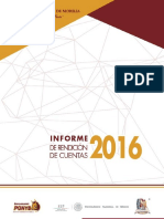 Informe de Rendicion de Cuentas 2016