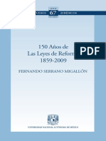 150 Años de Las Leyes de Reforma 1859-2009