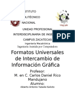 Formatos Universales de Intercambio de Informacion Grafica