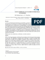 Efecto de la incorporación de estabilizantes en la viscosidad