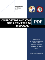 Composting and Conditioning For Activated Sludge Disposal